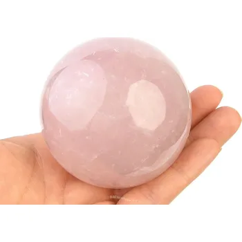 Přírodní kámen Růženín koule 418g Ø 67mm