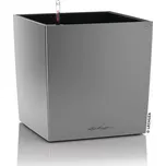 LECHUZA CUBE PREMIUM Velikost: 50, Barva: stříbrná