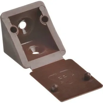 Úhloměr - Spojovací roh plastový malý Barva: hnědá