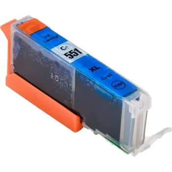 VybavKancl Canon CLI-551C - kompatibilní cartridge modrá XL kapacita s čipem