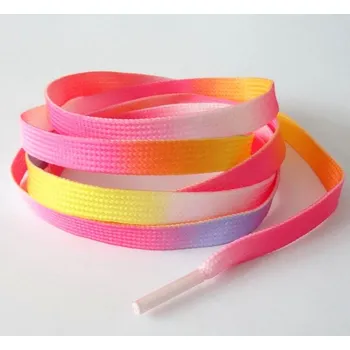 Tkaničky do bot Blingstar Tkaničky do bot tepláků mikiny Rainbow P1 duhové