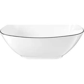 Talíř Salátová mísa hranatá 20 cm LIDO BLACK LINE, černá, Seltmann Weiden ▪ Kč 730 ️ - Luxurytable.cz Seltmann Weiden