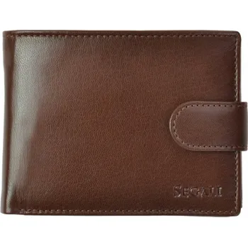 Peněženka SEGALI Pánská kožená peněženka SG-22511 hnědá