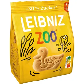 LEIBNIZ SUŠENKY ZOO O 30% MÉNĚ CUKRU 125g NĚMECKO!