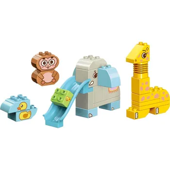 ostatní stavebnice Qman První kostky 5002 Zvířecí ráj