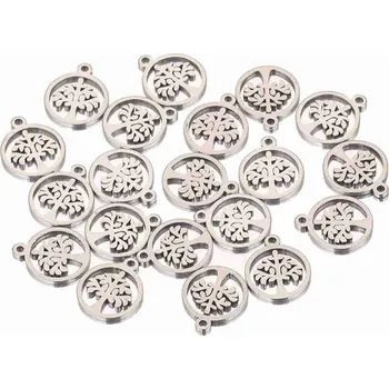 Přívěsek Pro Háčkování Přívěsek strom života 12 x 10 mm ocel