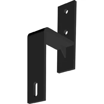 Nábytkové kování Mantion Valcomp Design line držák pro dvojité horní vedení, černý mat