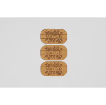 Textilní nažehlovací páska Papírové štítky pratelné Varianta: Natur
