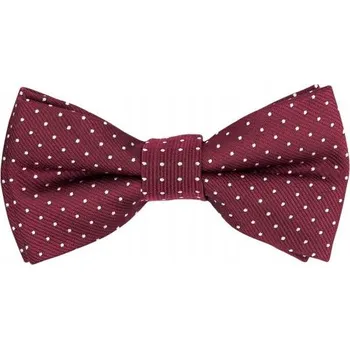 Motýlek Bubibubi Vínový dětský motýlek s puntíky