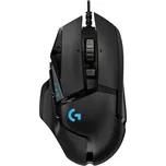 Logitech myš Gaming G502 High Performance / optická / 11 tlačítek / 16000dpi - černá