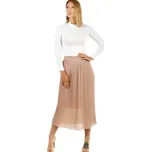 Glara Plisovaná midi sukně s menšími sklady 812627