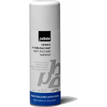 Speciální výtvarná barva Pébéo Matný lak benzínový zákl. pro akryly 200 ml sprej