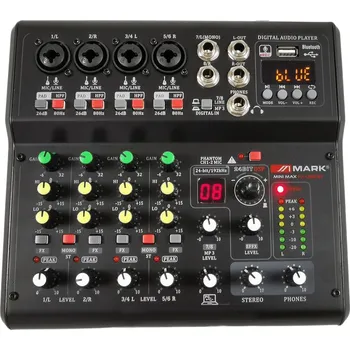 Mixážní pult Mark MINI MAX FX USB BT