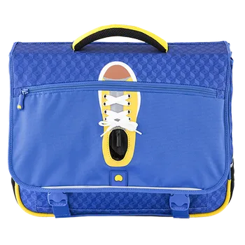 Školní batoh Školní taška Delsey dvoukomorová 42 cm 339538112 - modrá 21 l