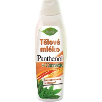 Tělové mléko Bione Cosmetics Panthenol + Cannabis tělové mléko 500 ml