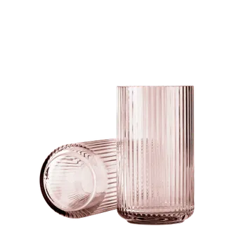 Váza Skleněná váza Lyngby Burgundy 25 cm