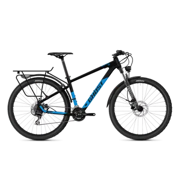 Horské kolo Ghost Kato EQ 27.5 Black / Bight Blue Metallic 2022, S (155-170cm)