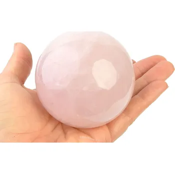 Přírodní kámen Růženín koule 513g Ø 72mm