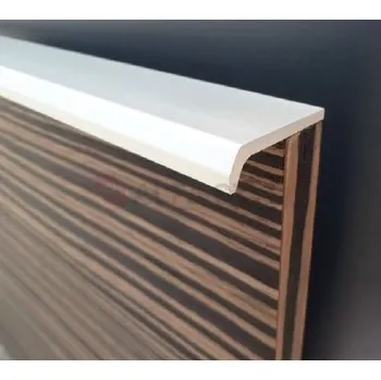 Nábytkové kování - Narážecí úchytová lišta UKS-10 délka 3,1 m Barva: hliník