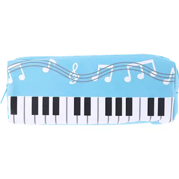 Penál Penál na tužky V - Klaviatura - Světle modrý