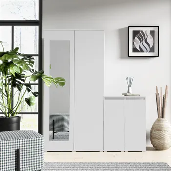 Předsíňová stěna Eka Předsíňová stěna Trinity 24 - Bílá