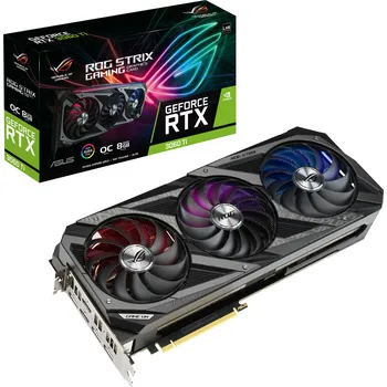 Grafická karta ASUS ROG Strix RTX 3060 Ti O8G V2 Gaming LHR (90YV0G03-M0NA00)