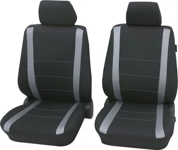 Potah sedadla Petex Samoa přední autopotahy 2 ks černé/šedé