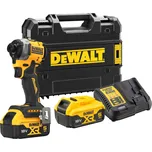 Aku bezuhlíkový rázový utahovák 1/4" 18V 5,0Ah Li-Ion DCF850P2T DeWALT