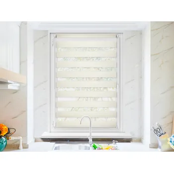 Roleta FEXI Zatemňovací Roleta Den a noc, Nature slonovina, A 012 v POLO kazetě, 150x30 cm