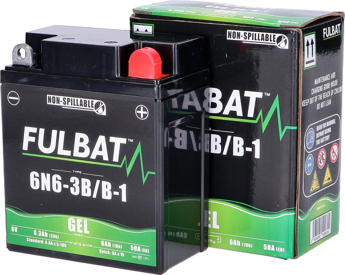 Baterie Fulbat 6V 6N6-3B/B-1 gelová JAWA FB550960