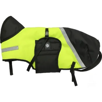 Obleček pro psa Zero DC Pláštěnka - dvoubarevná neon zelená + černá, 25cm