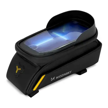 Wozinsky WBB25BK brašna s držákem telefonu černá 1 l brašna na kolo Wozinsky WBB25BK brašna s držákem telefonu černá 1 l