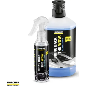 Kärcher Autošampon 3v1 (1 l) + čistič interiéru, 150ml
