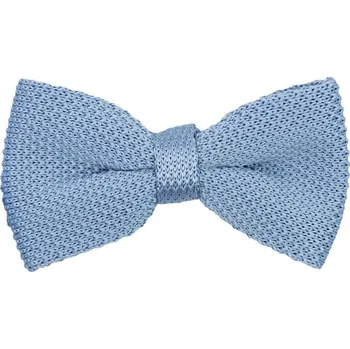 Motýlek Bubibubi Modrý pletený motýlek Dusty Blue