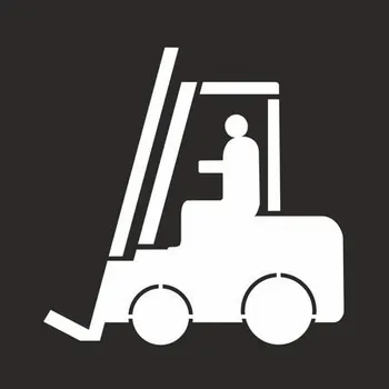 Šablona Motorový vozík Plast 235 x 235 mm tl. 0.5 mm - Kód: 16675