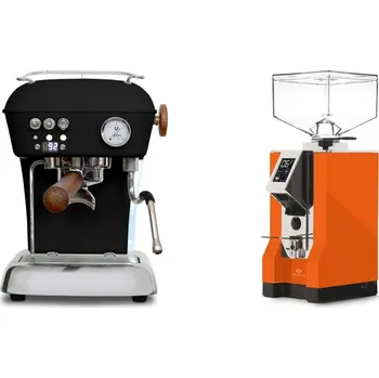 Set domácích spotřebičů Ascaso Dream PID, Dark Black + Eureka Mignon Specialita, CR…