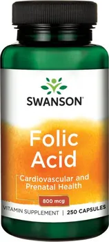 Swanson Folic Acid 800 mcg 250 cps.