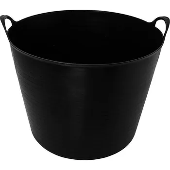 Vedro Strend Pro Flexi, čierne, stavebné, s ušami, 39x35,5 cm, 27 L