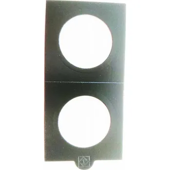 Sběratelství Samolepicí černý obal na skladování mincí - 39,5 mm