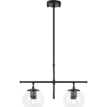 OPVIQ Závěsné světlo ROE černé čiré