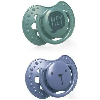 dudlíky LOVI Dudlík silikonový dynamický HEY 3-6m 2ks kluk