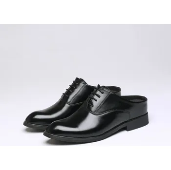 Pánské polobotky Letní kožené polobotky pánské Velikost: 38, Barva (Varianta): Černá