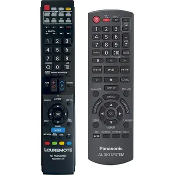 Dálkový ovladač PANASONIC N2QAYB001198 + ovládání TV (mini TV) - dálkový ovladač duplikát