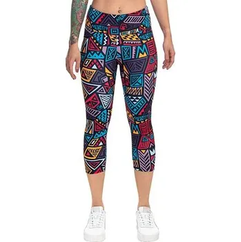 Dámské legíny Meatfly dámské legíny Edna Dancing Earth | Mnohobarevná | Velikost XS