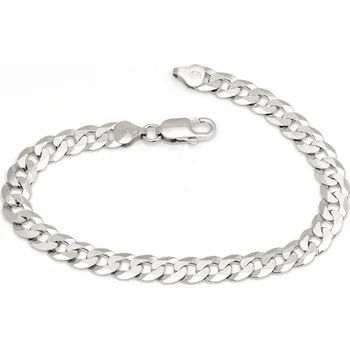 Náramek Pánský stříbrný náramek pancr 22 cm STNA0487F + dárek zdarma