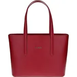 Kabelka Simone červená/stříbro