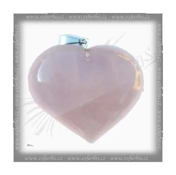 Souprava šperků Salts Přívěšek srdíčko růženín 3 cm BL02678