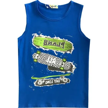 Chlapecké tílko - KUGO S3108, světle modrá Barva: Modrá, Velikost: 98