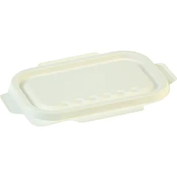 Jednorázové nádobí naturesse Víčka k jídelním boxům 500ml a 650 ml | Kompostovatelná | Z cukrové třtiny Balení: 125 Ks