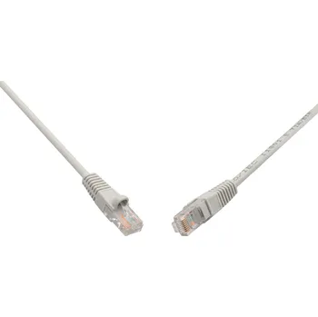 Počítačové příslušenství Patch kabel SOLARIX C6-114GY-5MB, CAT6, UTP, PVC, snag-proof, 5m, šedý